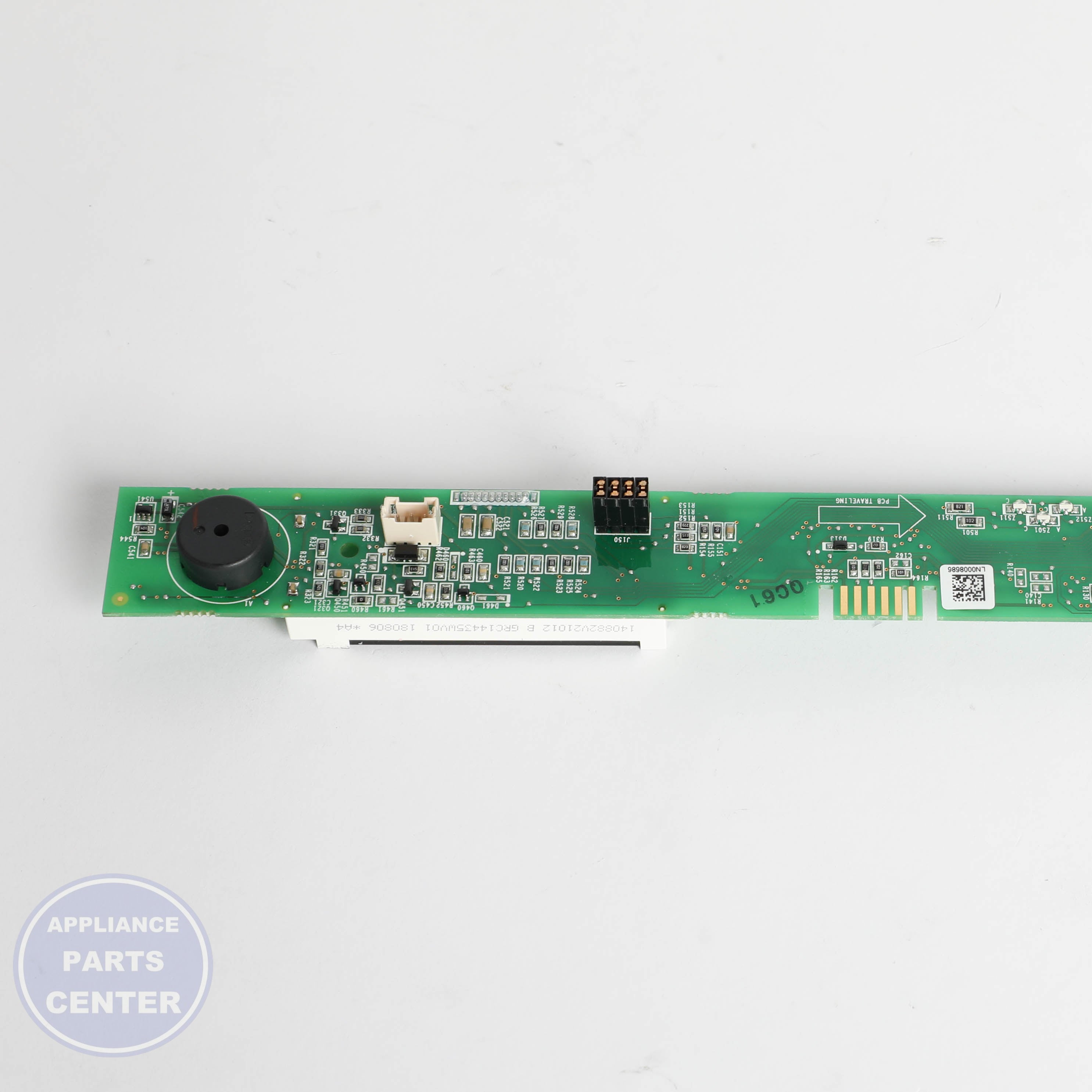 GEH CONFIGURED UI BOARD WD21X31901 - Main view showing essential functions for GEH models
