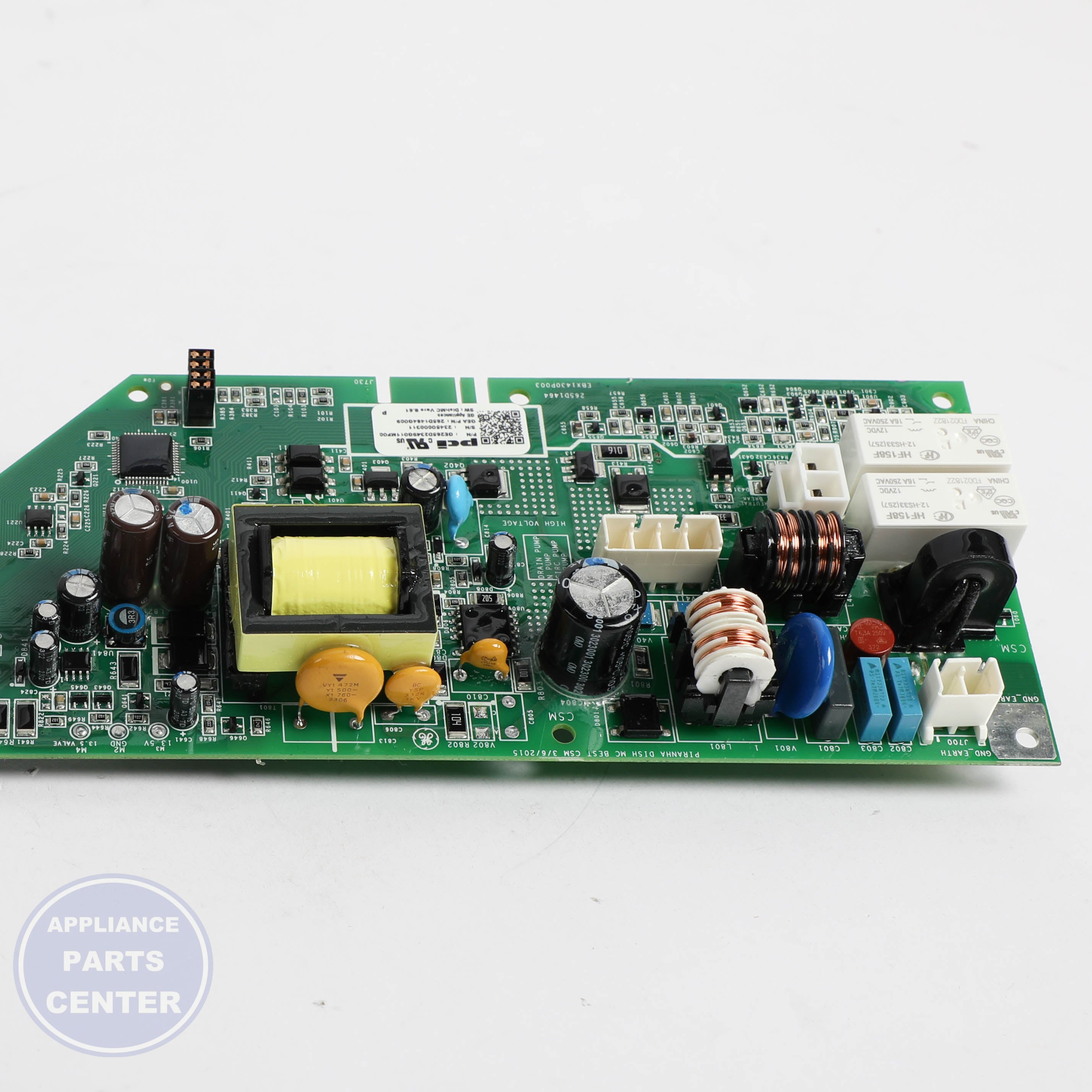 CONFIGURED MC BOARD WD21X31911 - Side view with precise specifications
