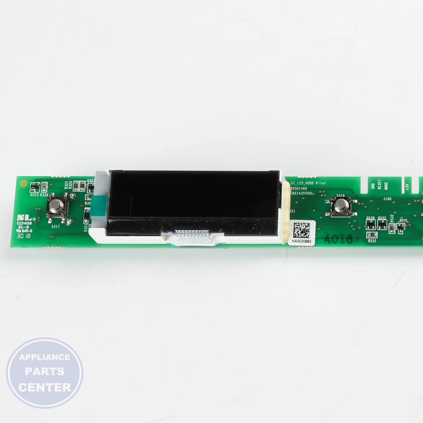 GEH CONFIGURED UI BOARD WD21X32098 - Installation in JDTSS245GL showing key mounting points