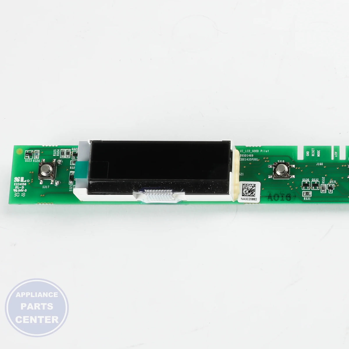 GEH CONFIGURED UI BOARD WD21X32098 - Installation in JDTSS245GL showing key mounting points
