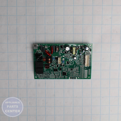 CONFIGURED SERVICE MACHINE CONTROL BOARD WD21X32161 - Side view with precise measurements