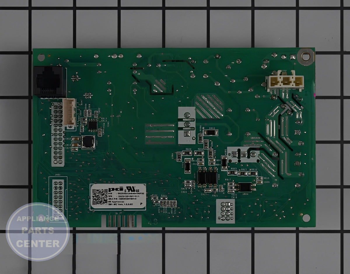GE DISHWASHER CONTROL BOARD SERVICE CONFIGURATION WD21X32166 - Detailed view of circuit board technical details