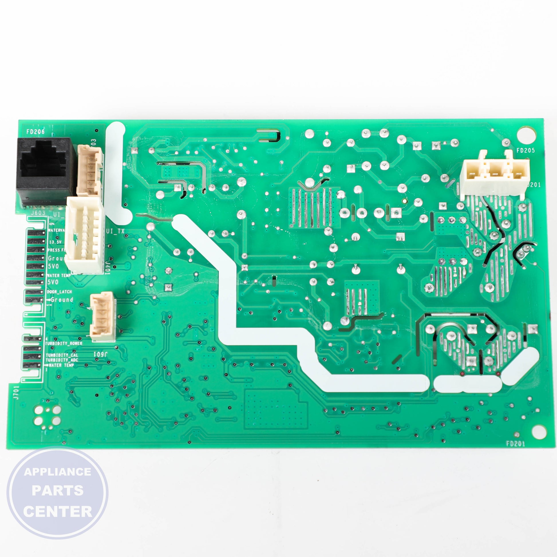 GEH CONFIGURED MACHINE CONTROL BOARD WD21X32901 - Main view showing primary features for GEH models