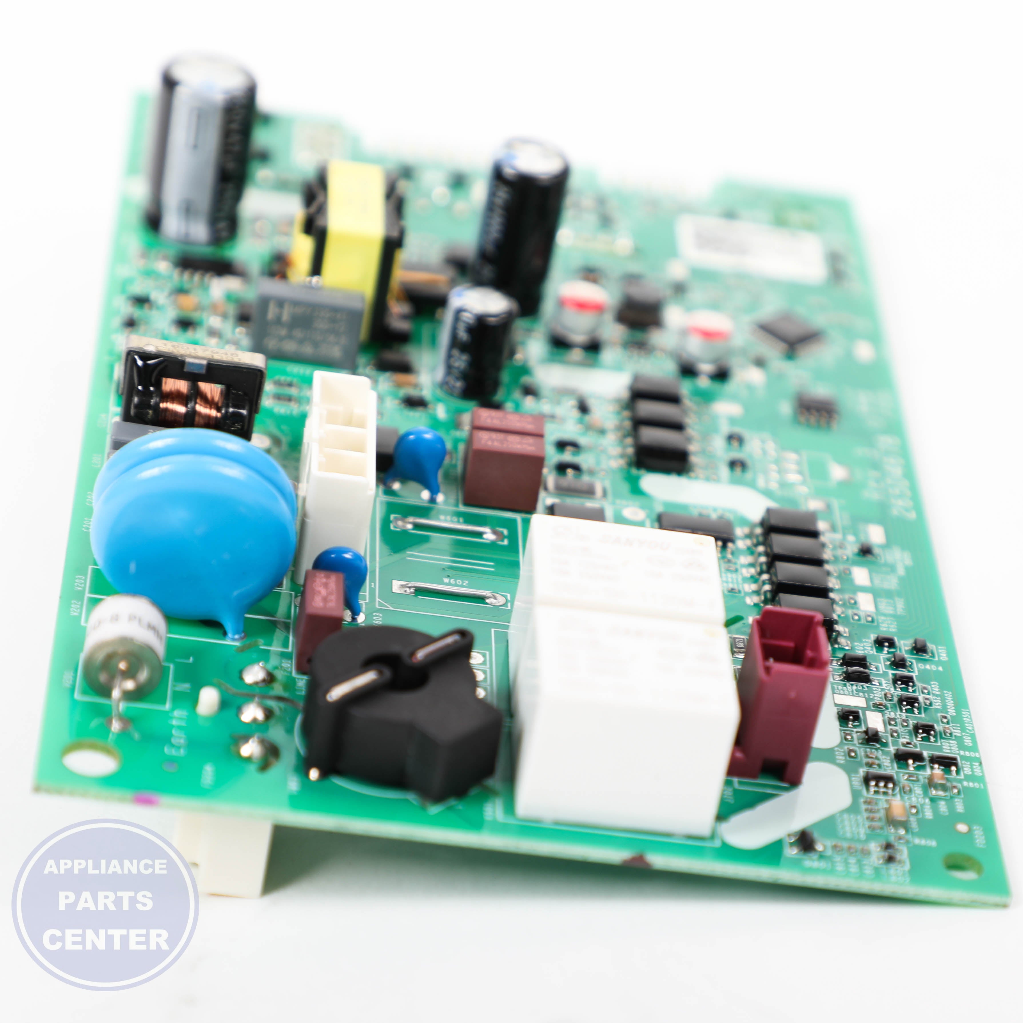 GEH CONFIGURED MACHINE CONTROL BOARD WD21X32901 - Installation in GEH model displaying key mounting points