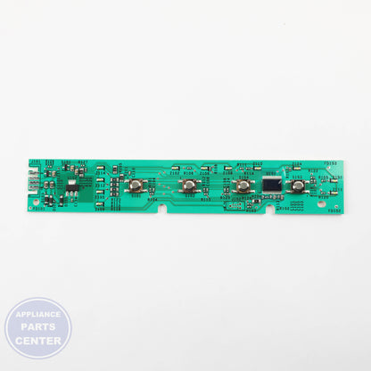 CONFIGURED UI CONTROL BOARD WD21X33543 - Side view with precise temperature regulation specs