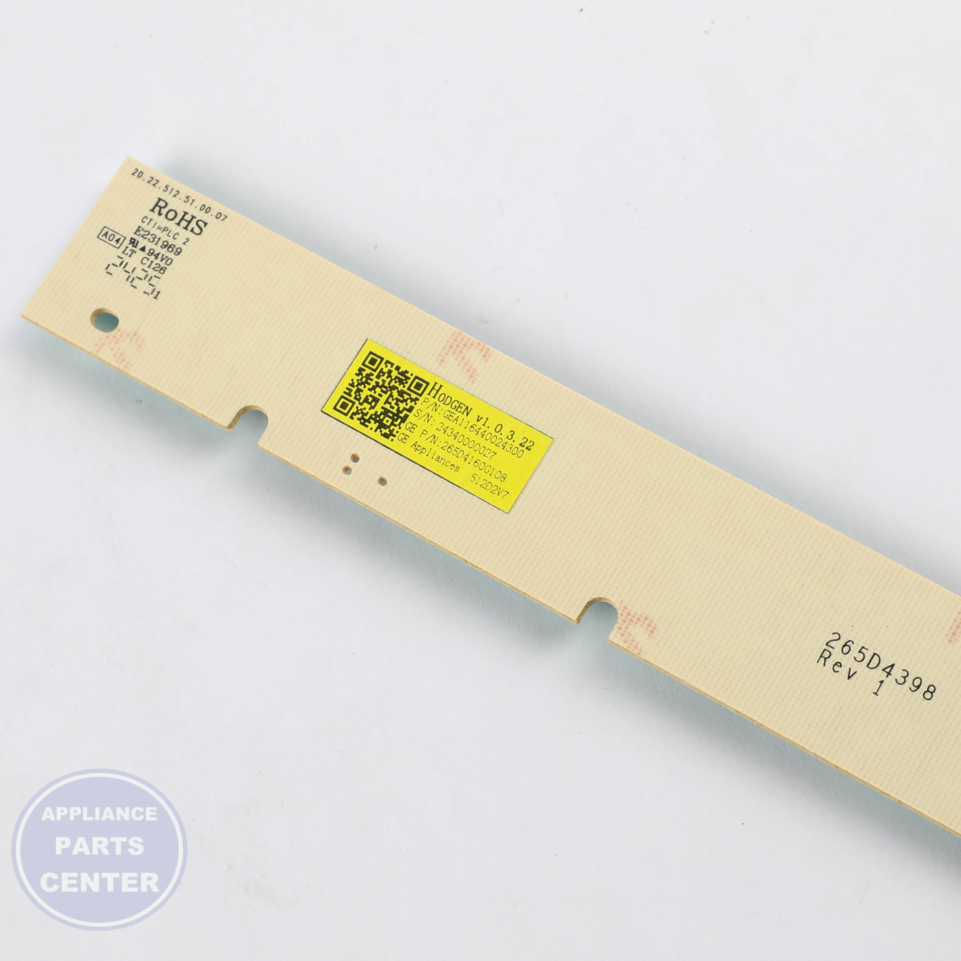 CONFIGURED UI CONTROL BOARD WD21X33549 - Detailed view of technical details