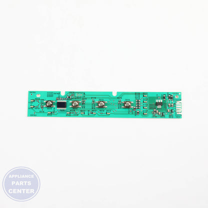 CONFIGURED UI CONTROL BOARD WD21X33549 - Side view with precise measurements