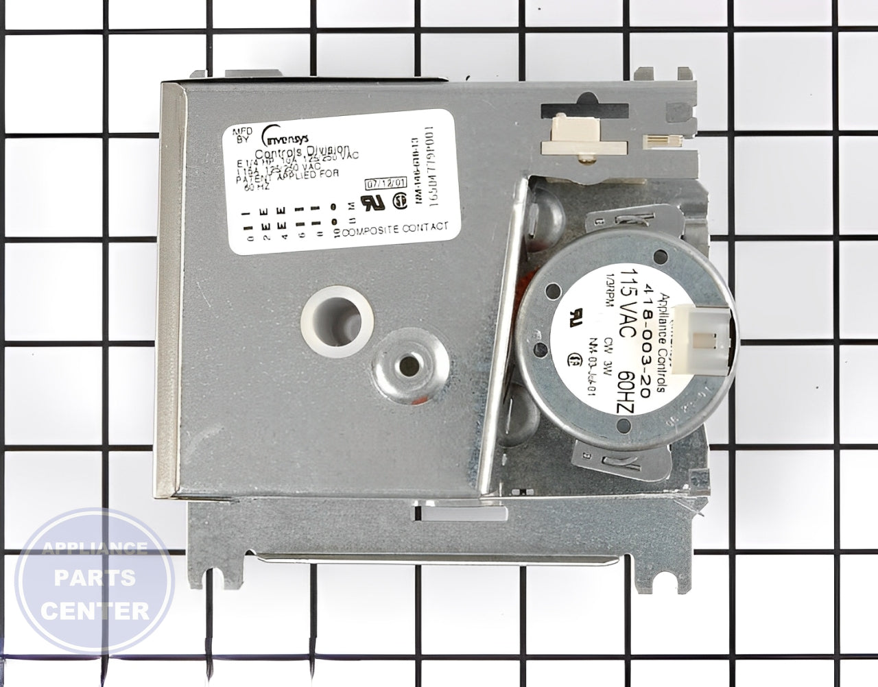 GE Timer WD21X776 - Main view showing precise timing for GE, Kenmore, and Hotpoint models