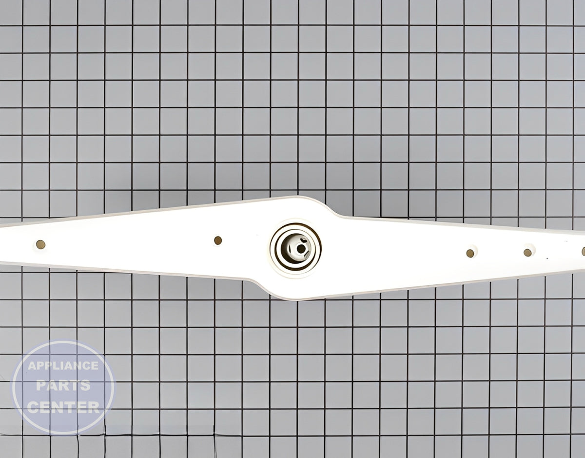 Lower Wash Arm Assembly WD22X10008 - Side view with precise measurements
