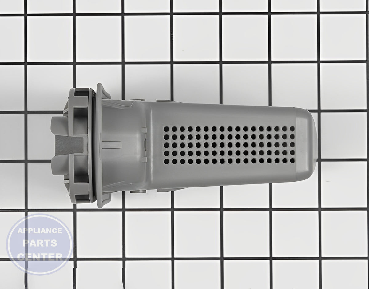 GE DISHWASHER SUMP AND COVER FILTER ASSEMBLY WD22X10077 - Detailed view of the pump and filter specifications