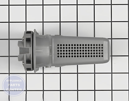 GE DISHWASHER SUMP AND COVER FILTER ASSEMBLY WD22X10077 - Detailed view of the pump and filter specifications