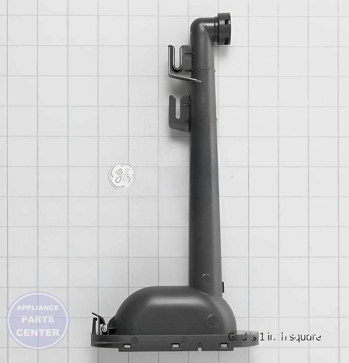GE DISHWASHER MIDDLE CONDUIT ASSEMBLY WD22X10094 - Installation in GE Cafe Series showing key mounting points