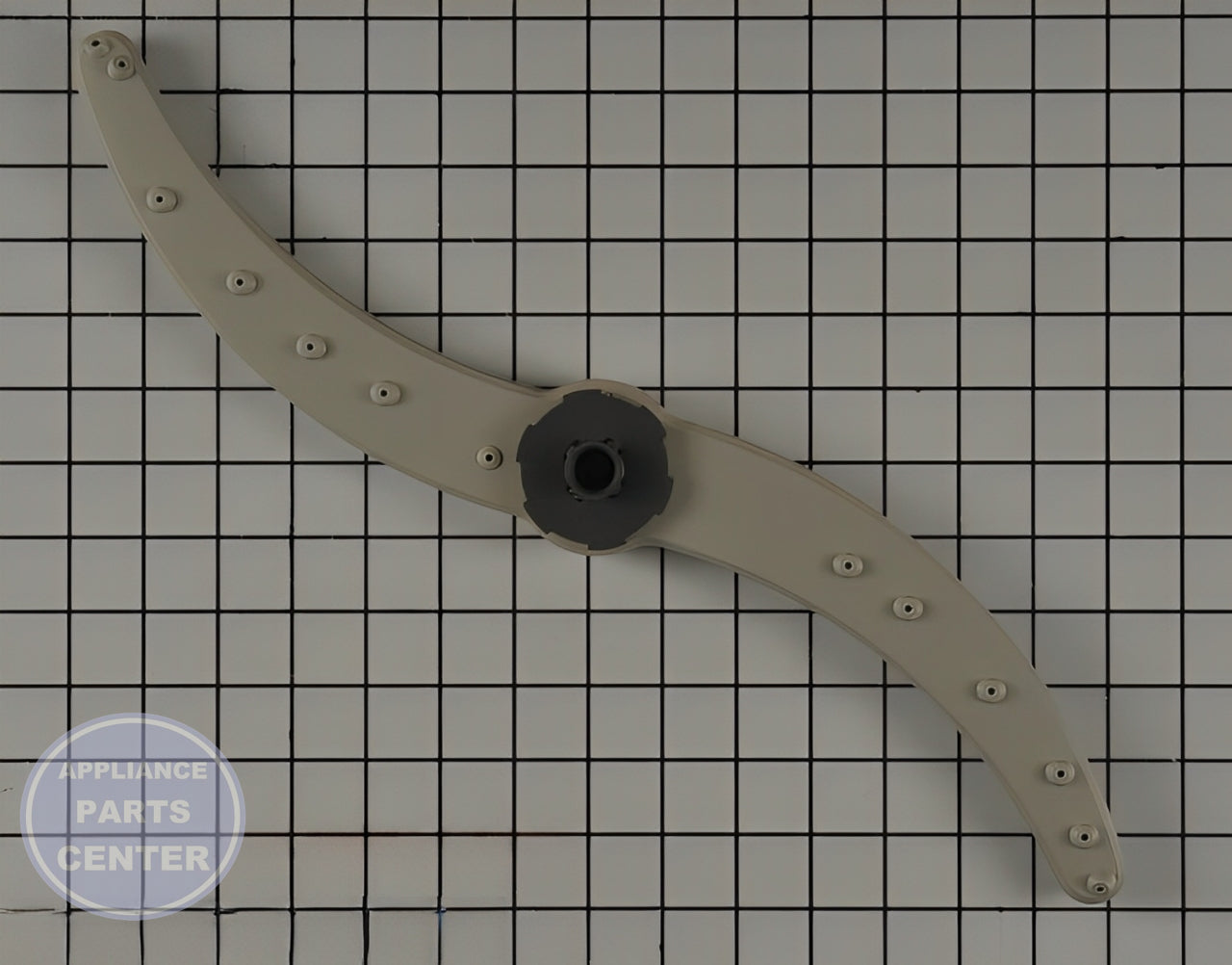 GE DISHWASHER MID SPRAY ARM WD22X33498 - Detailed view of wash arm support