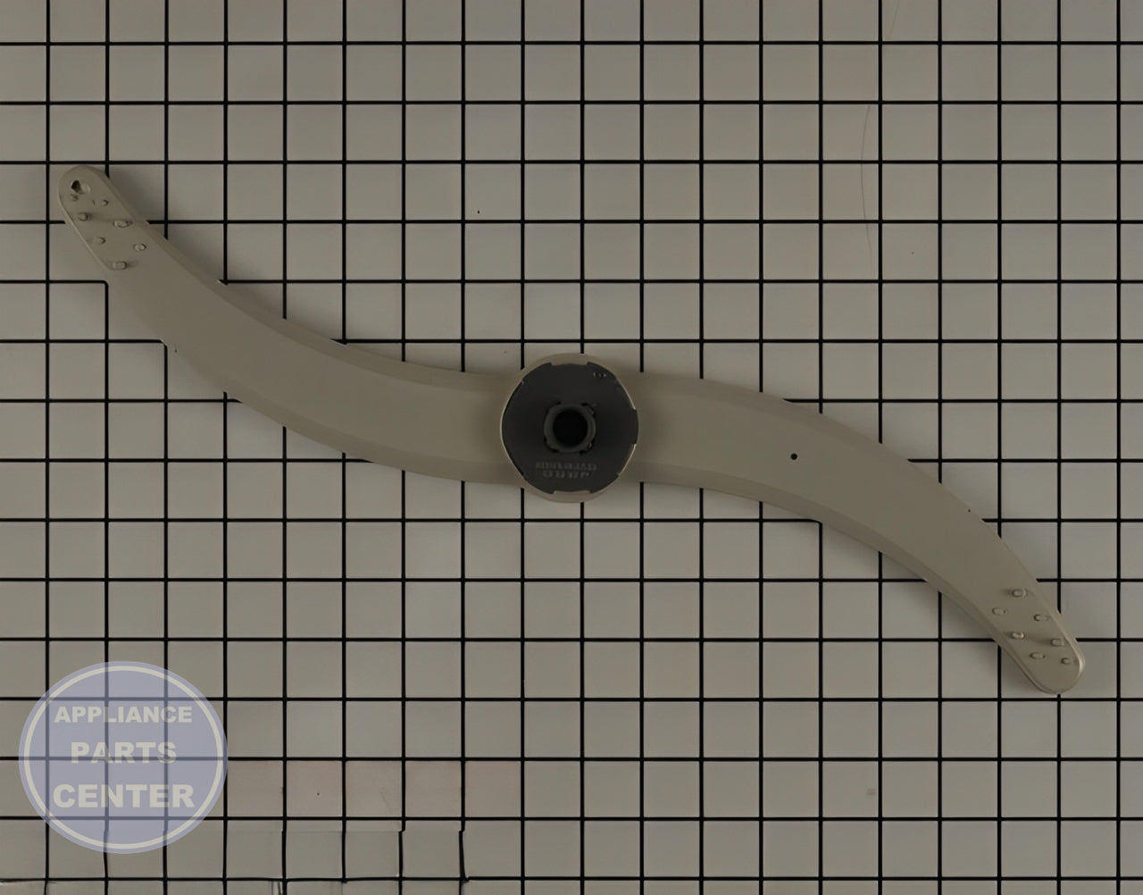 GE Dishwasher Lower Spray Arm - Heat Shield No Longer Required WD22X33499 - Detailed view of durable dishwasher part