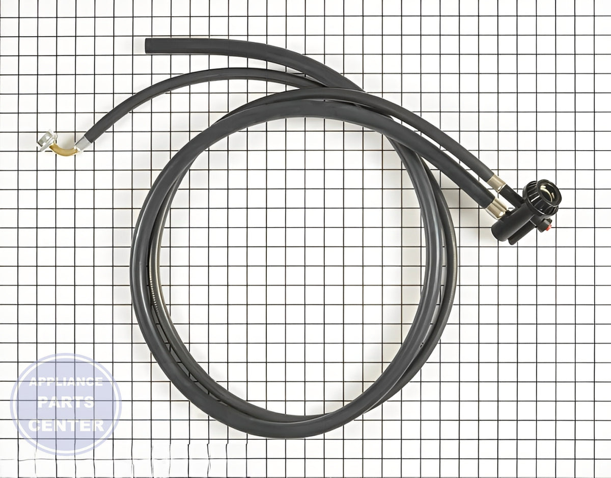 GE Drain and Fill Hose Assembly WD24X10066 - Main view showing durable construction for GE Dishwashers