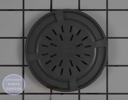 GE DISHWASHER VENT COVER WD24X20586 - Detailed view of the ventilation cover with specific technical details