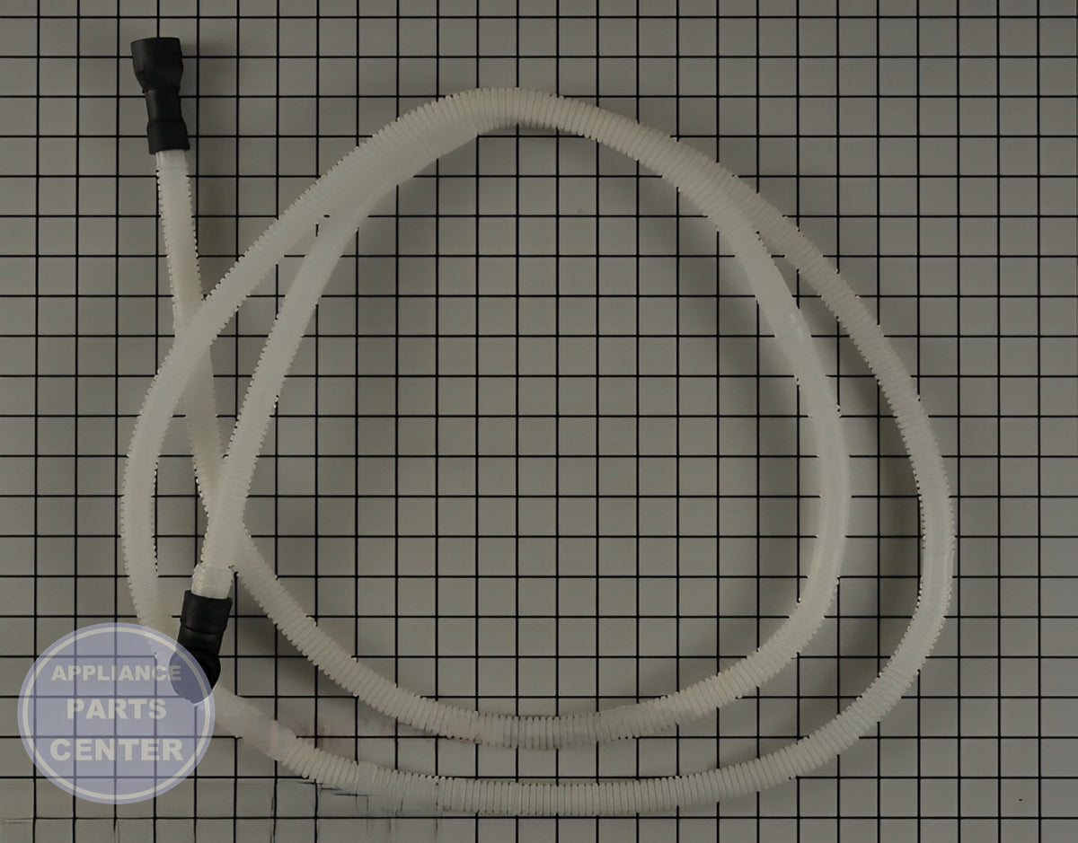 GE DISHWASHER EXTENSION DRAIN HOSE WD24X27723 - Main view showing efficient water drainage for GE dishwasher models