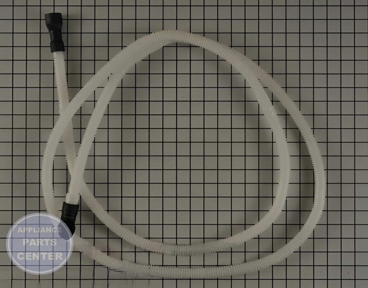 GE DISHWASHER EXTENSION DRAIN HOSE WD24X27723 - Main view showing efficient water drainage for GE dishwasher models