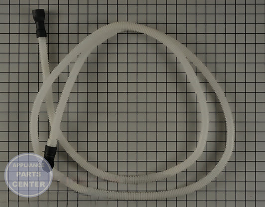 GE DISHWASHER EXTENSION DRAIN HOSE WD24X27723 - Main view showing efficient water drainage for GE dishwasher models
