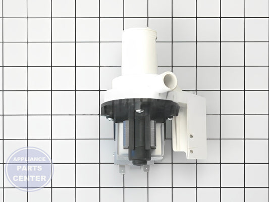 GE DISHWASHER DRAIN PUMP WD26X10016 - Main view showing efficient water drainage for multiple dishwasher models