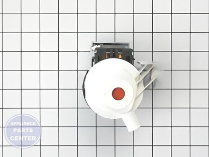 GE DISHWASHER DRAIN PUMP WD26X10016 - Installation in specified model displaying key mounting points