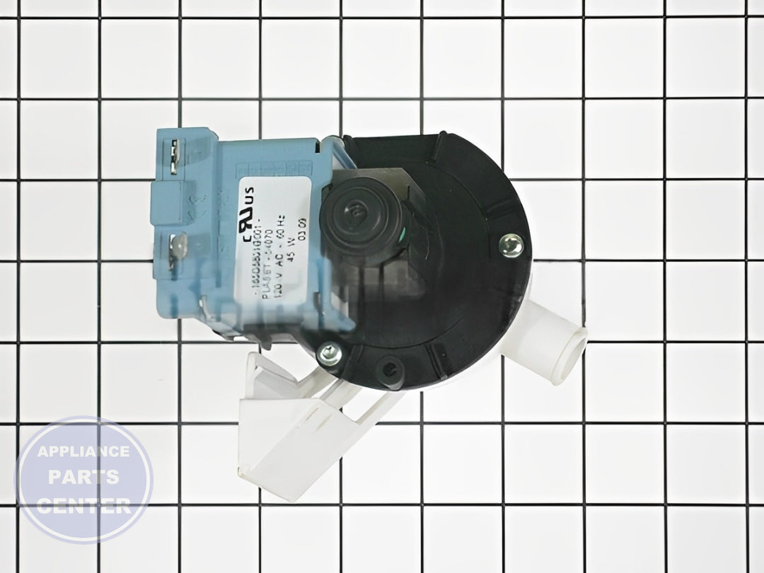 GE DISHWASHER DRAIN PUMP WD26X10016 - Installation in specified model displaying key mounting points