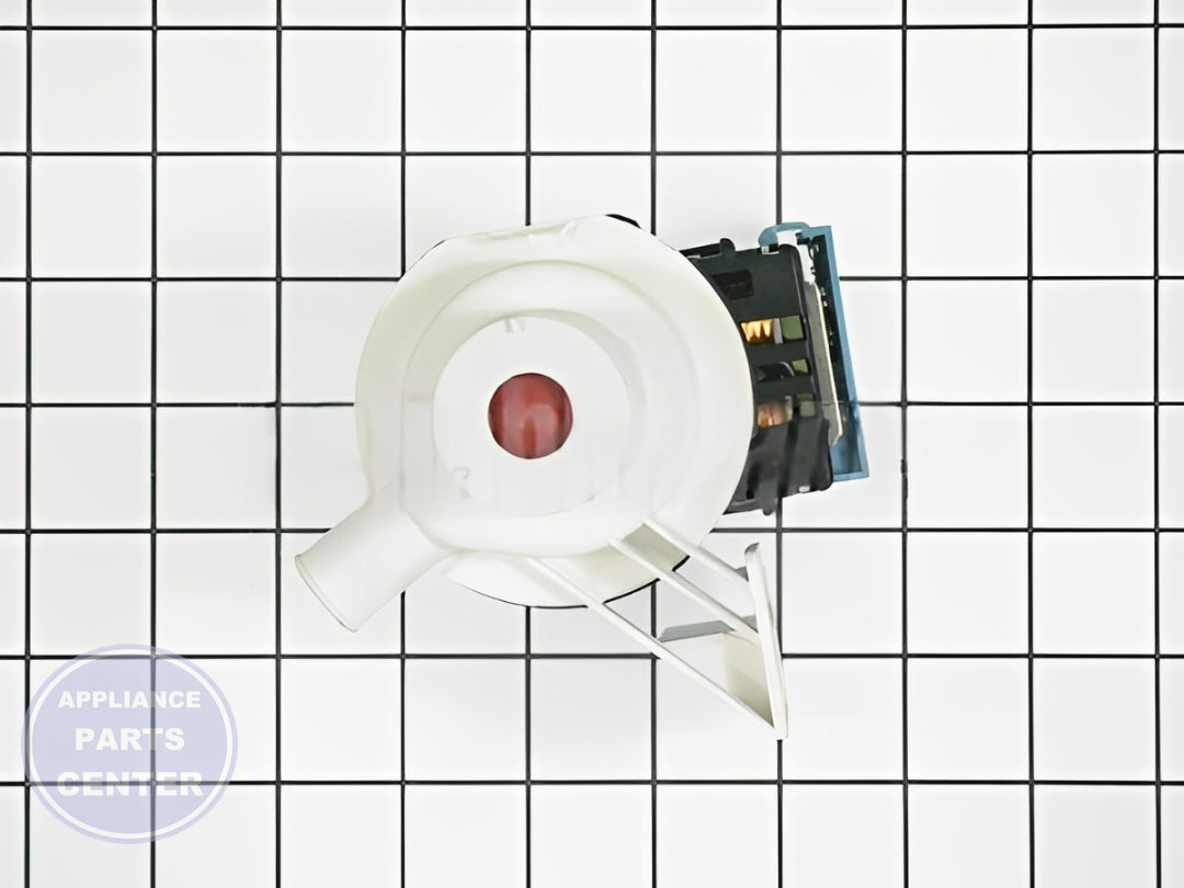 GE DISHWASHER DRAIN PUMP WD26X10016 - Installation in specified model displaying key mounting points