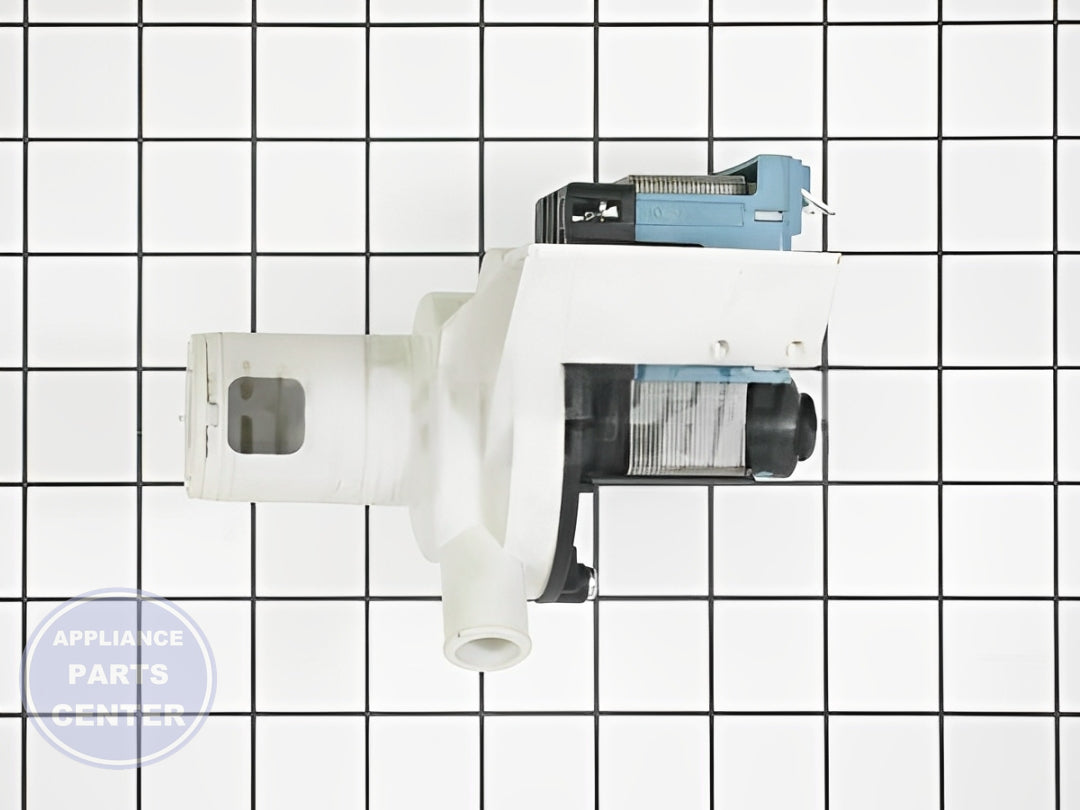 GE DISHWASHER DRAIN PUMP WD26X10016 - Installation in specified model displaying key mounting points