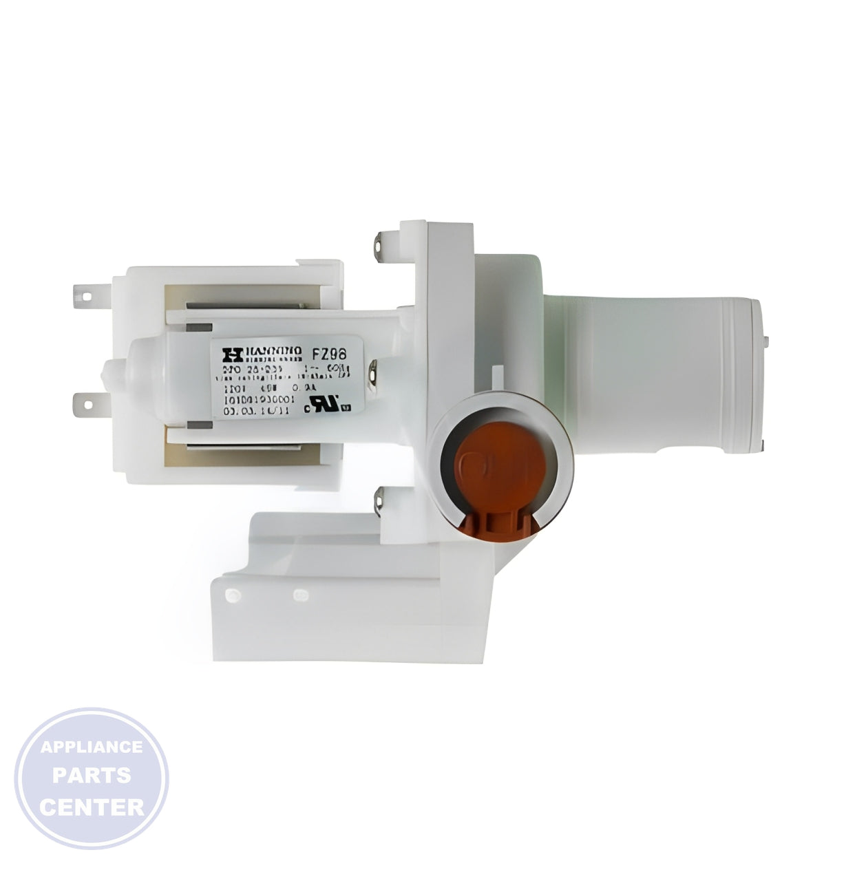 GE DISHWASHER MOTOR AND DRAIN PUMP ASSEMBLY WD26X10025 - Detailed view of high-quality components