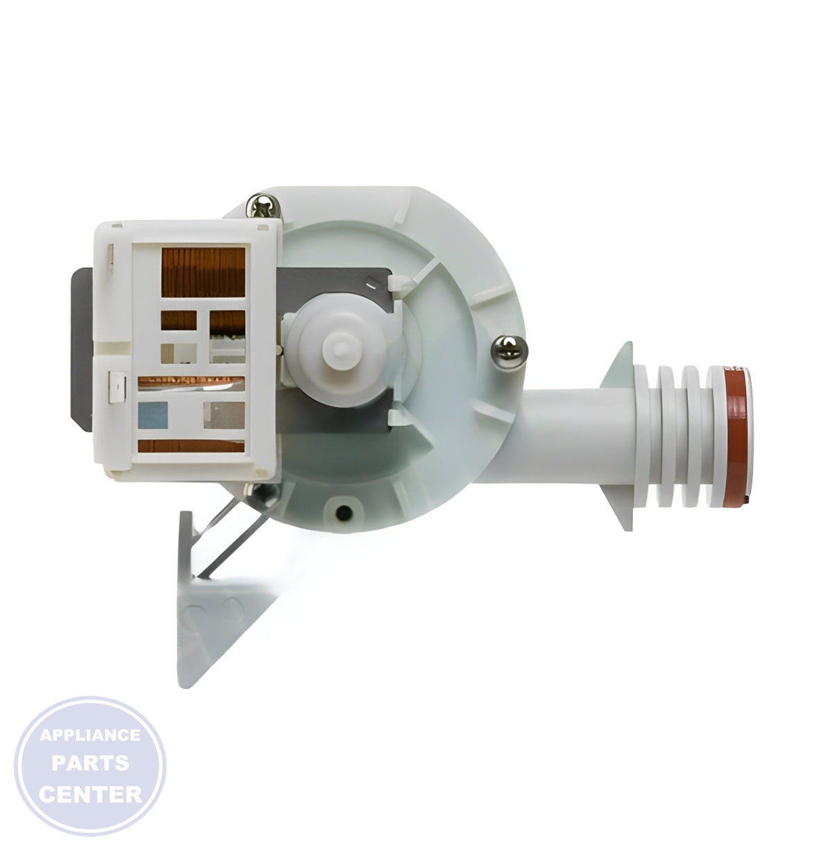 [GE DISHWASHER MOTOR AND DRAIN PUMP ASSEMBLY WD26X10025] - Installation in GE Dishwasher model showcasing key mounting points