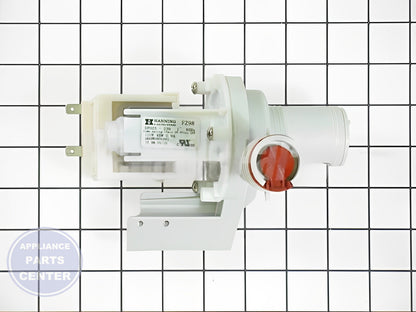 [GE DISHWASHER MOTOR AND DRAIN PUMP ASSEMBLY WD26X10025] - Installation in GE Dishwasher model showcasing key mounting points