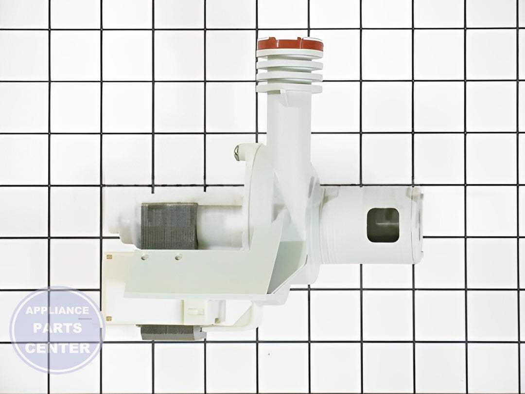 [GE DISHWASHER MOTOR AND DRAIN PUMP ASSEMBLY WD26X10025] - Installation in GE Dishwasher model showcasing key mounting points
