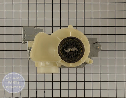 GE DISHWASHER DRAIN PUMP AND MOTOR ASSEMBLY WD26X10051 - Main view showing efficient drainage for GE models