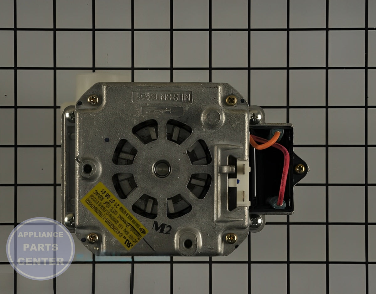 GE DISHWASHER PUMP AND MOTOR ASSEMBLY WD26X10053 - Installation in GEN Dishwasher showing key mounting points