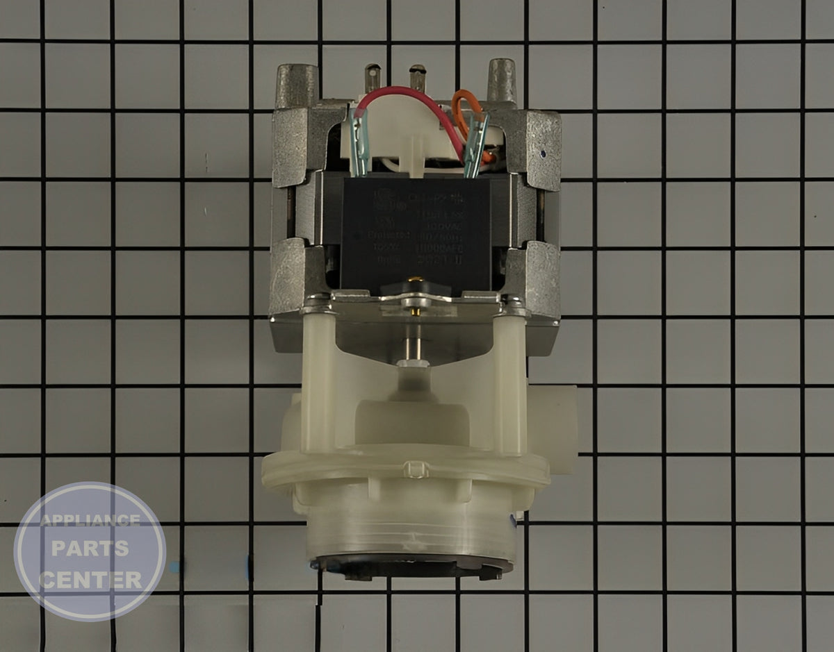 GE DISHWASHER PUMP AND MOTOR ASSEMBLY WD26X10053 - Installation in GEN Dishwasher showing key mounting points