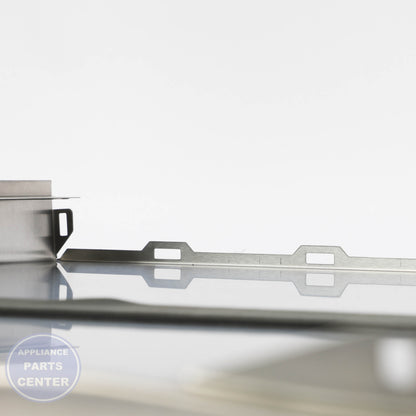 STAINLESS STEEL OUTER SERVICE DOOR PANEL WD27X28038 - Detailed view of stainless steel material