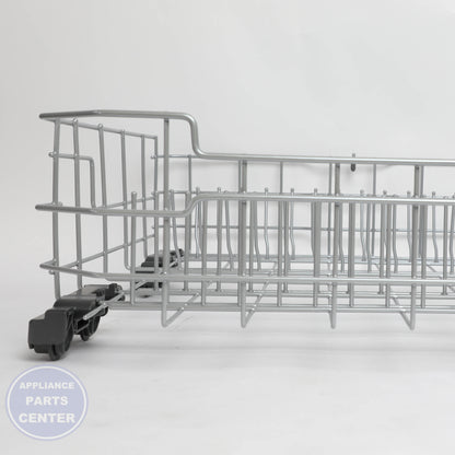 LOWER RACK WD28X34744 - Side view with precise measurements and specs