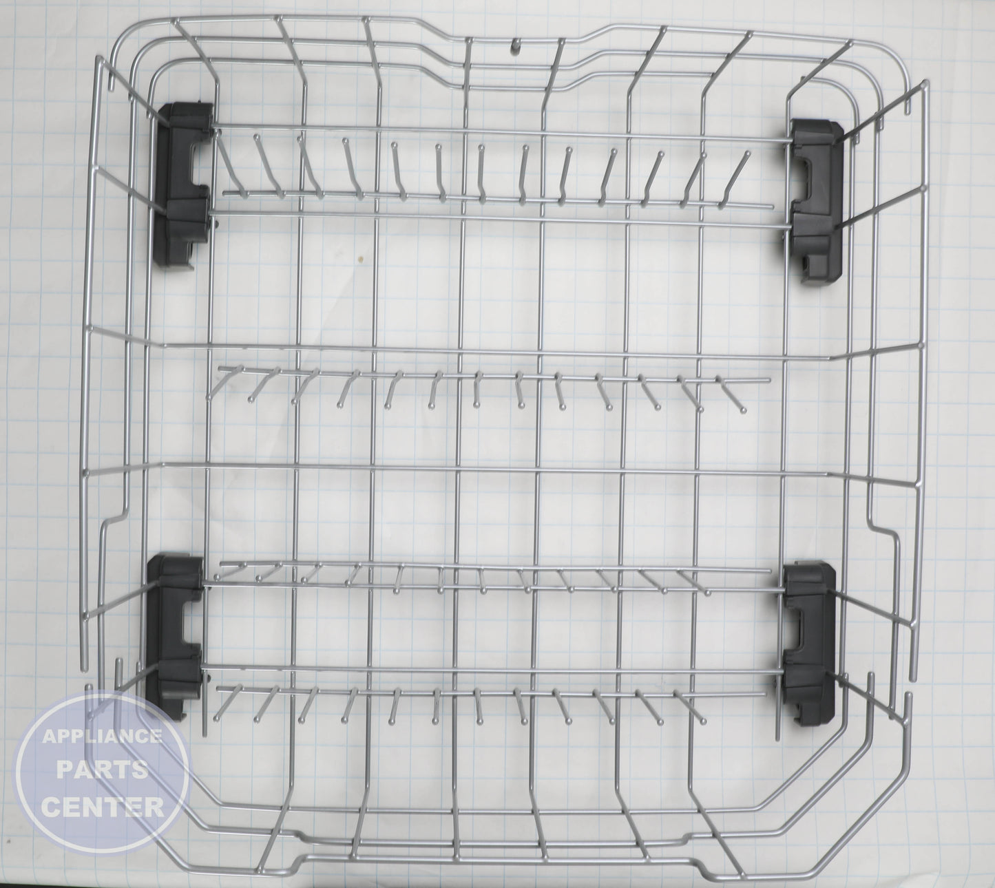 GEH LOWER RACK WD28X34744 - Installation in GEH model showcasing key mounting points