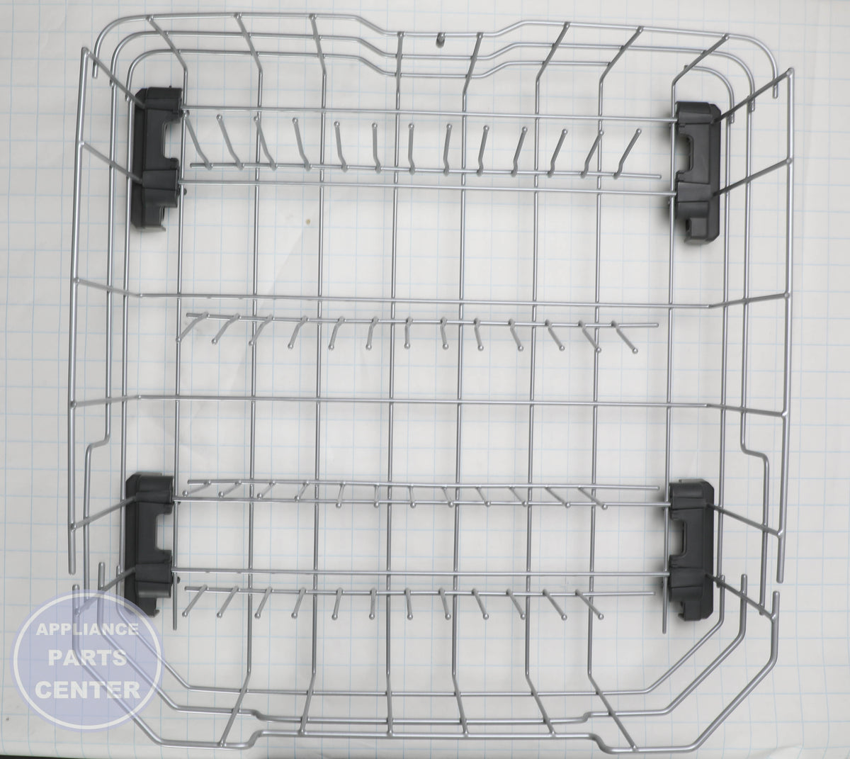 GEH LOWER RACK WD28X34744 - Installation in GEH model showcasing key mounting points