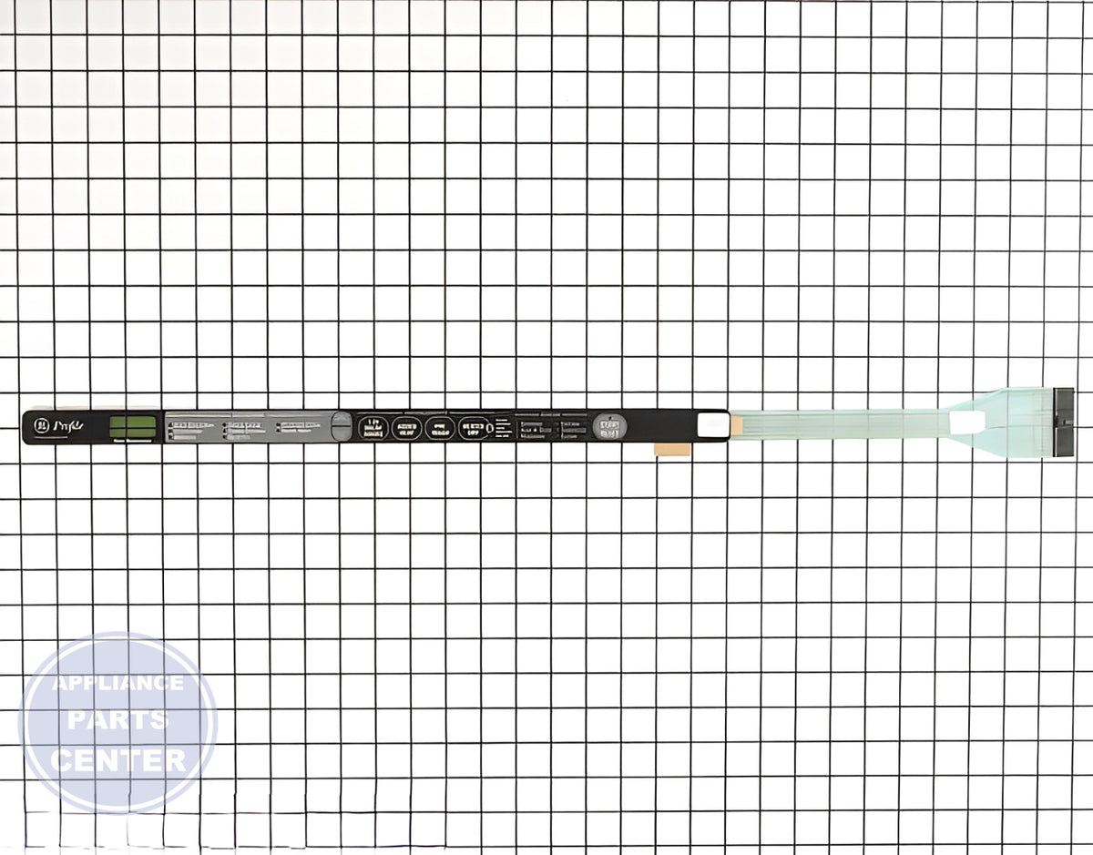 GE Touchpad WD34X10908 - Main view showing sleek design for various GE dishwasher models