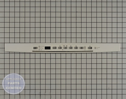 GE DISHWASHER CONSOLE COVER GRAPHICS ASSEMBLY WD34X21698 - Main view showing sleek design for various GE Dishwasher models