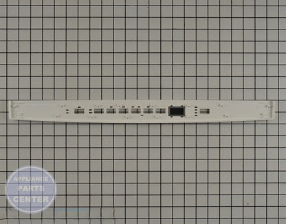 GE DISHWASHER CONSOLE COVER GRAPHICS ASSEMBLY WD34X21698 - Detailed view of durable material and design