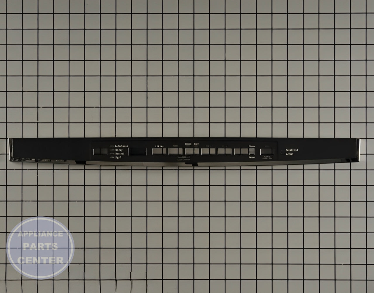 GE DISHWASHER CONTROL INTERFACE PANEL COVER WD34X21699 - Main view showing touchpad for various GE dishwasher models