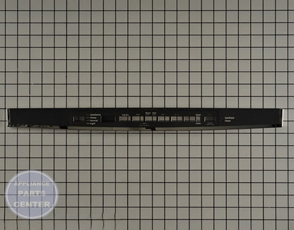 GE DISHWASHER CONTROL INTERFACE PANEL COVER WD34X21699 - Main view showing touchpad for various GE dishwasher models