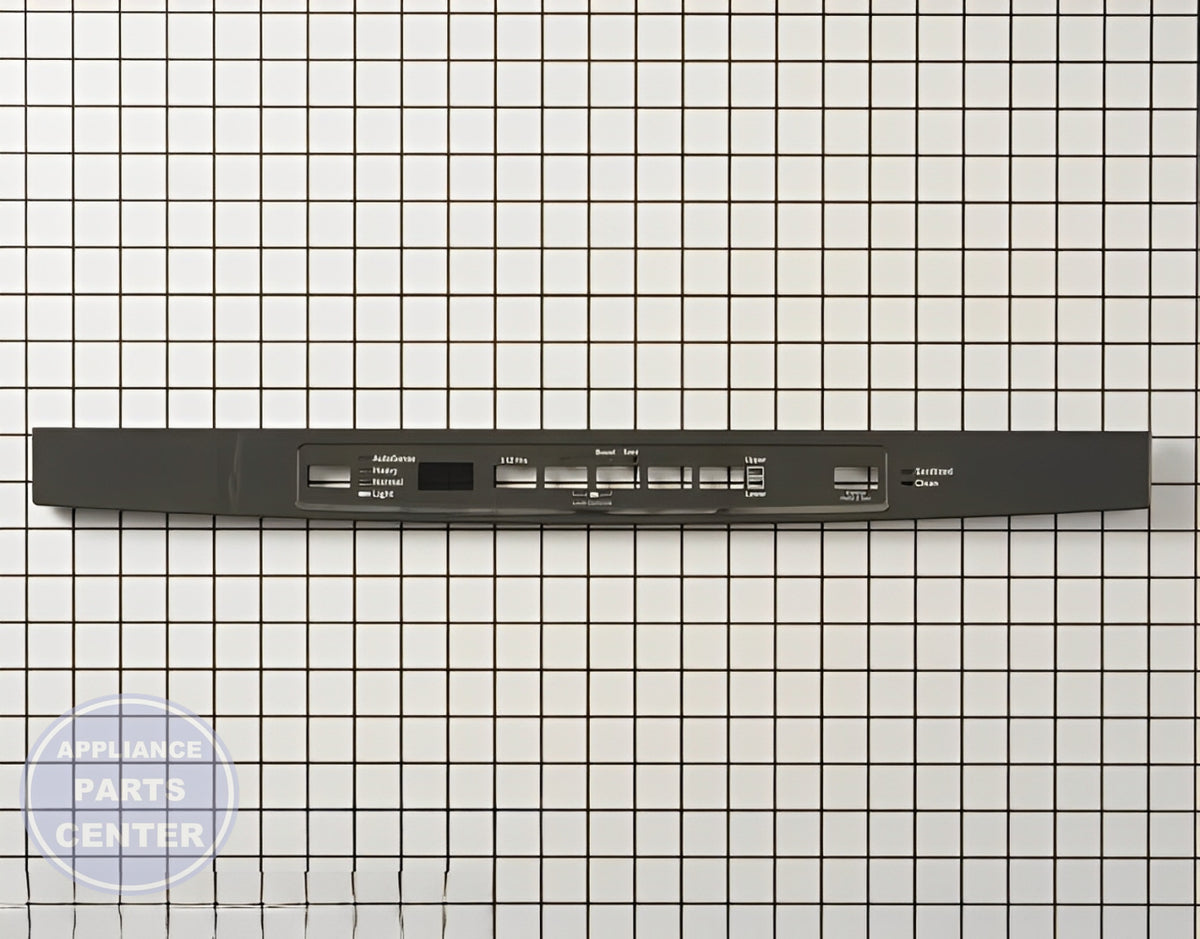 GE DISHWASHER CONTROL COVER WD34X22262 - Main view showing durable panel for GE dishwasher models