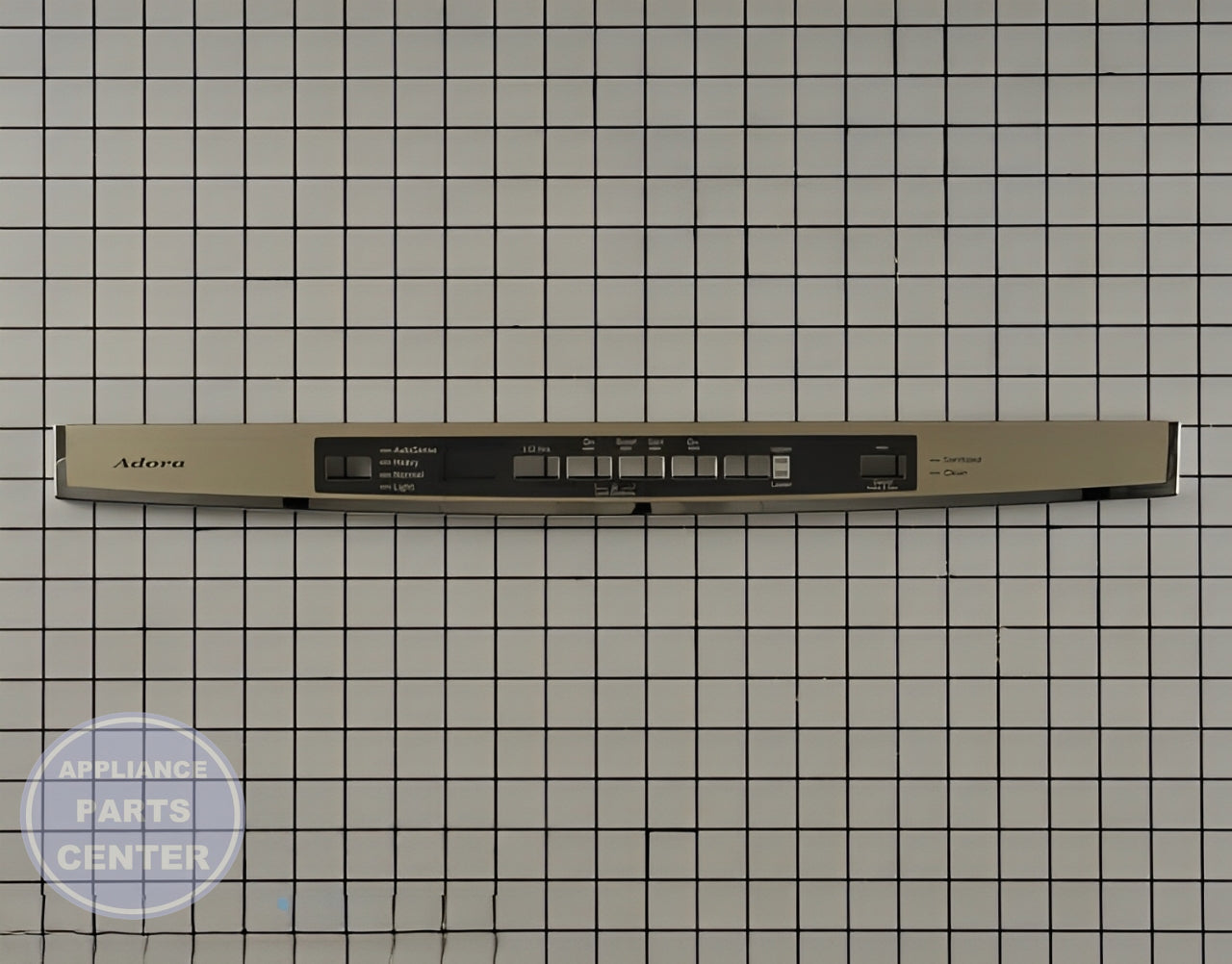 GE DISHWASHER CONSOLE BEZEL AND COVER ASSEMBLY WD34X23199 - Main view showing sleek design for WD34X23198 models