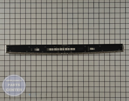 GE DISHWASHER CONSOLE BEZEL AND COVER ASSEMBLY WD34X23199 - Side view with precise fit