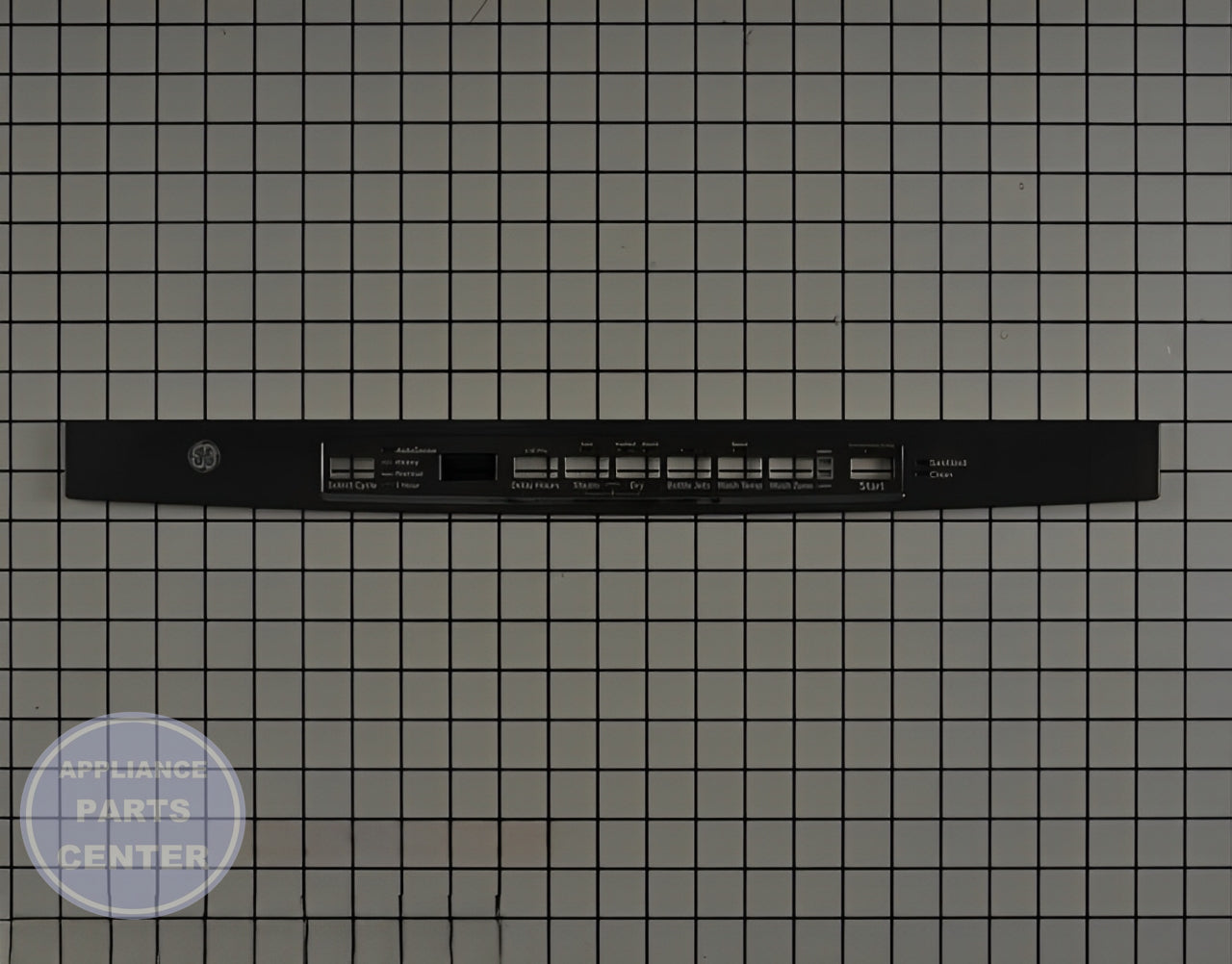 GE DISHWASHER CONSOLE COVER AND GRAPHICS WD34X27119 - Main view showing sleek design for compatible GE models