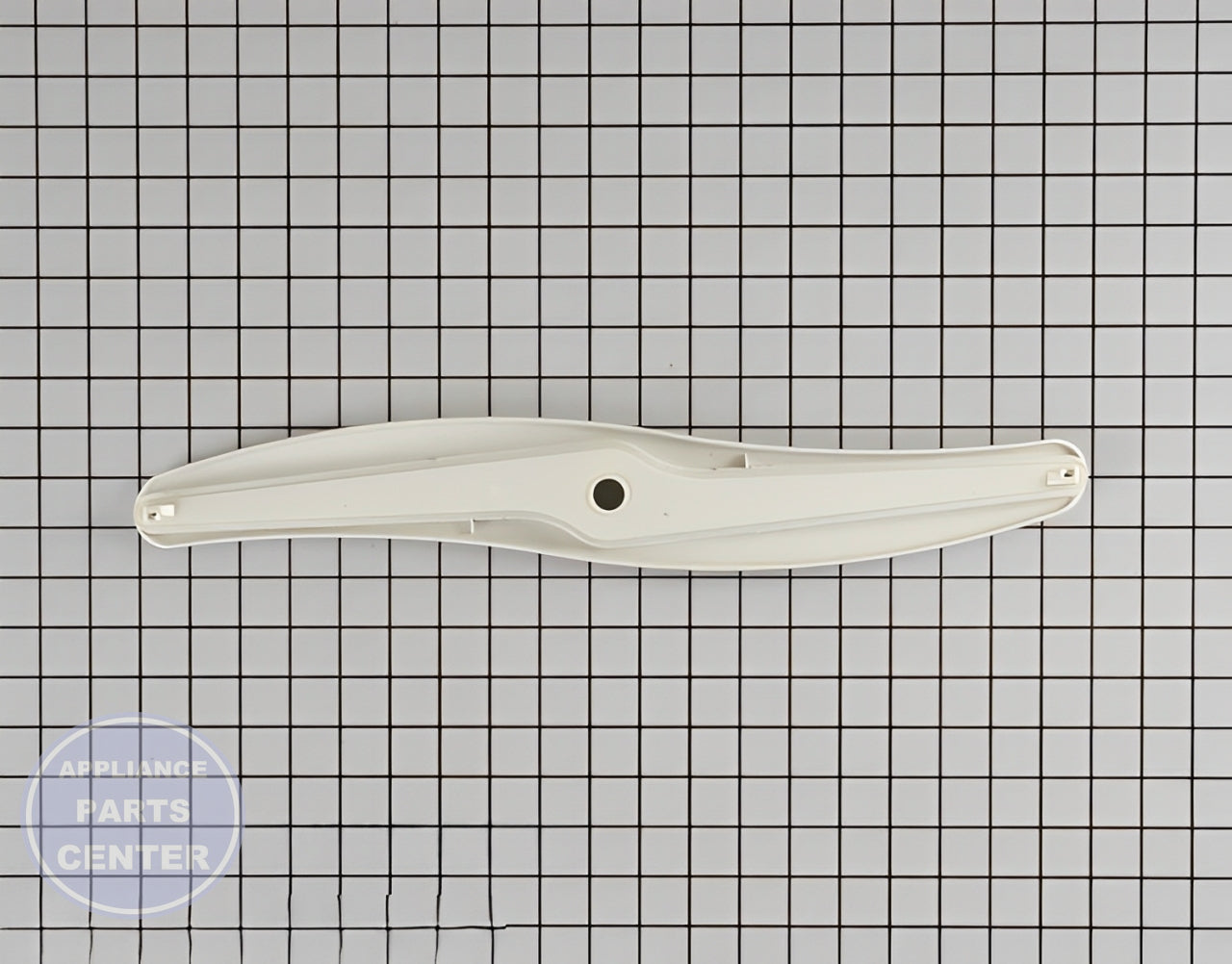 Center Wash Arm Assembly WD35X10054 - Side view with 10 lbs dishes support