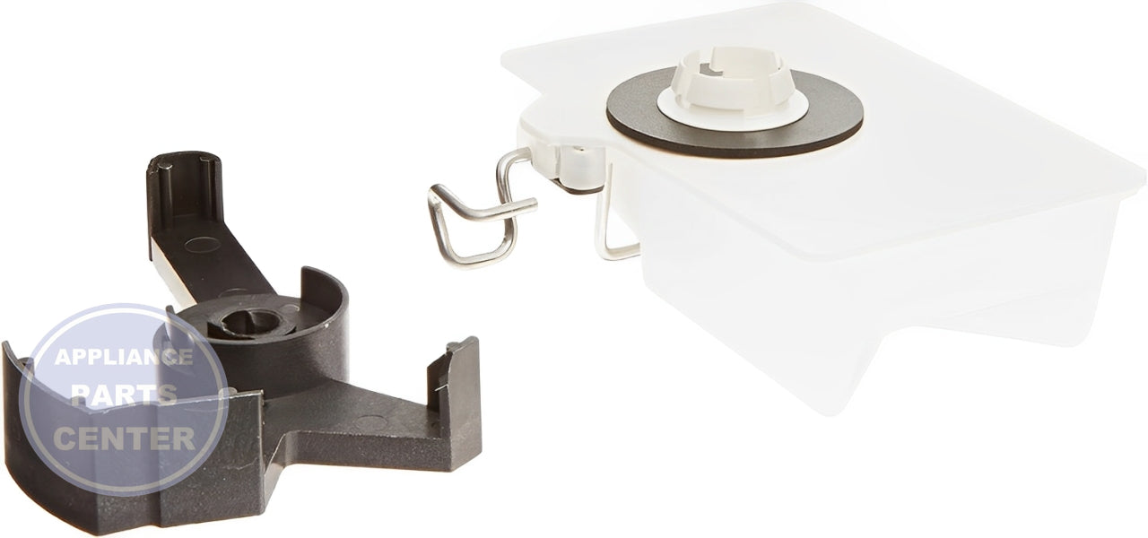 GE DISHWASHER RINSE AID TANK KIT WD35X10346 - Installation in GE Undefined model showing key mounting points